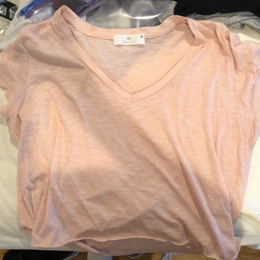 Pink crop top!
